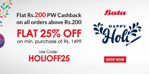 HAPPY HOLI OFFER | Flat 25% Off On Order Of Rs.1499 And Above
