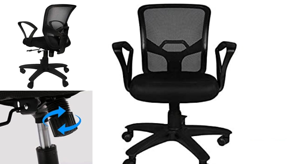 SAVYA HOME APEX Chairs TRAX Medium Back office chair - Top 6 Best Office Chair Brands in India