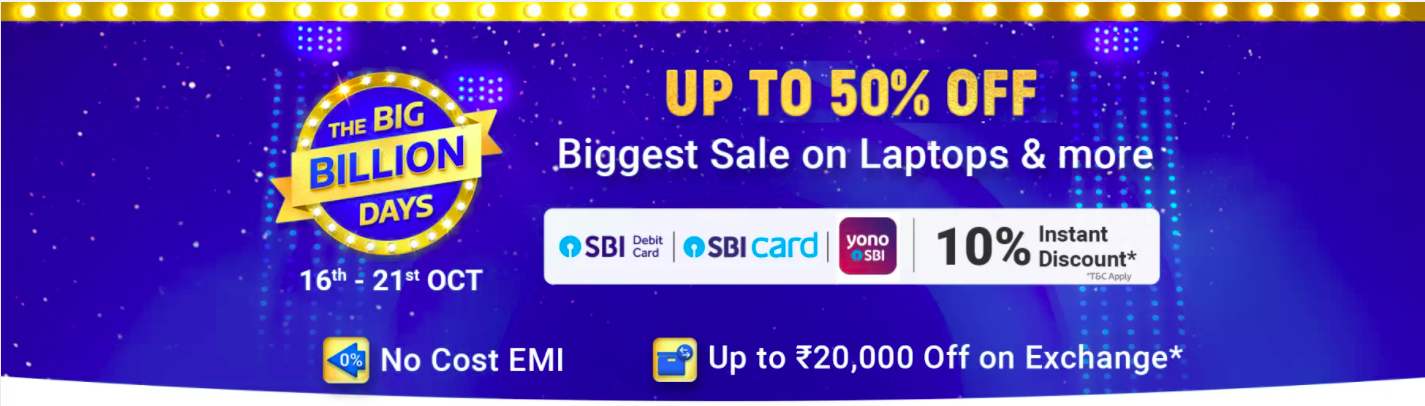 Flipkart Laptop Offers