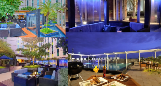 Blue terrain, Novotel |
