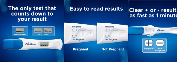 Clear Blue Pregnancy Test Kit
