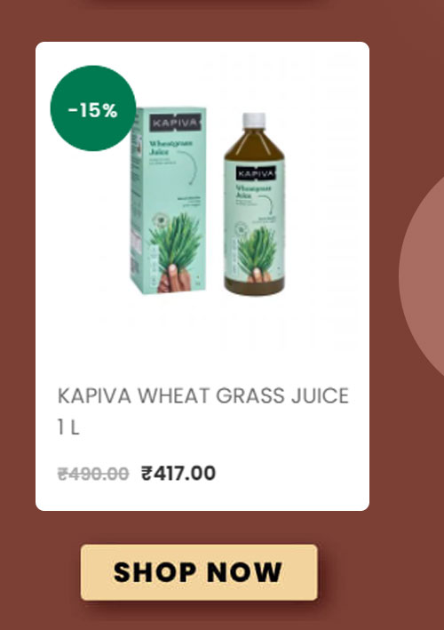 KAPIVA SPECIAL SALE | Upto 20% off on Kapiva Wheat Grass Juice
