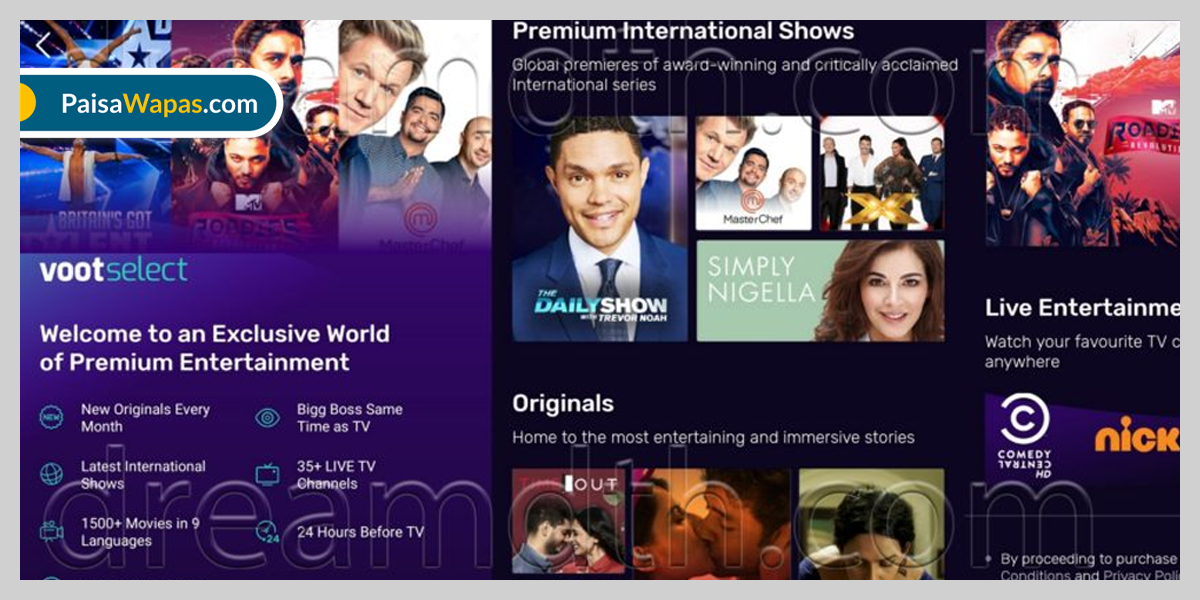 Voot Subscription- Plans