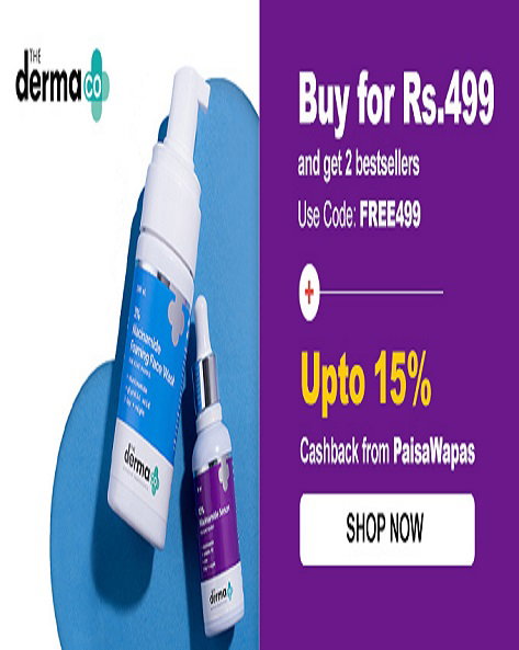 The Derma Co FANTASTIC FRIDAY | Buy for Rs.499 and 2 Bestsellers FREE