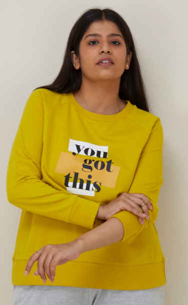 Buy Sassy Soda Curves by Westside Lime Sweatshirt