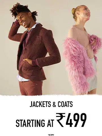 The AJio Mania Sale | Jackets & Coats Starting At Rs.499