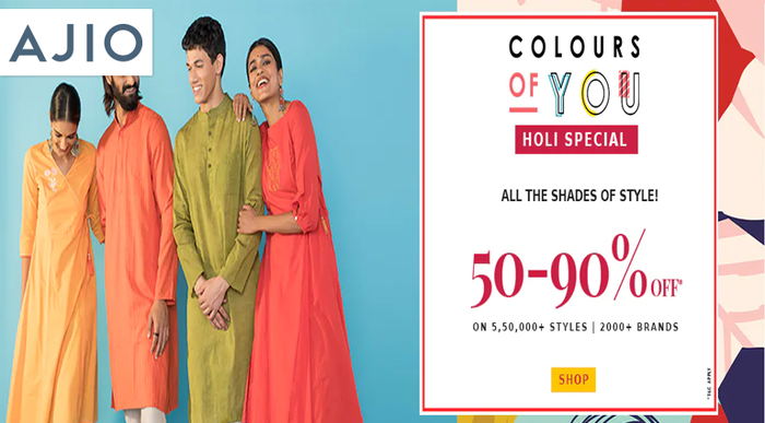 Ajio Holi Offers