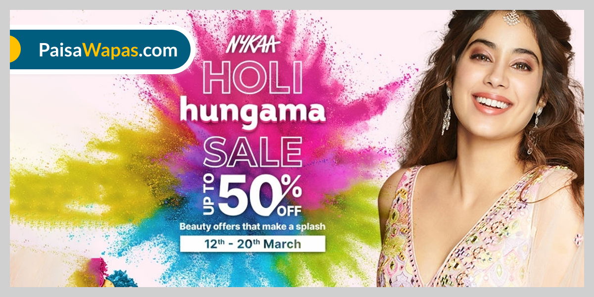 Celebrate Holi with Nykaa Holi Hungama Sale