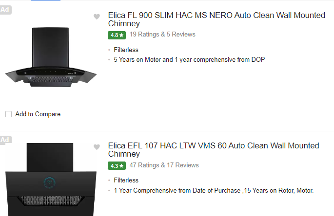 Elica fl 900 | best chimney in india