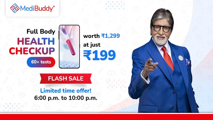 Flash Sale | Buy Full Body Health Checkup (60+ Tests) Worth Rs 1299 at Just Rs.399 + FREE Rs.500 Croma Voucher