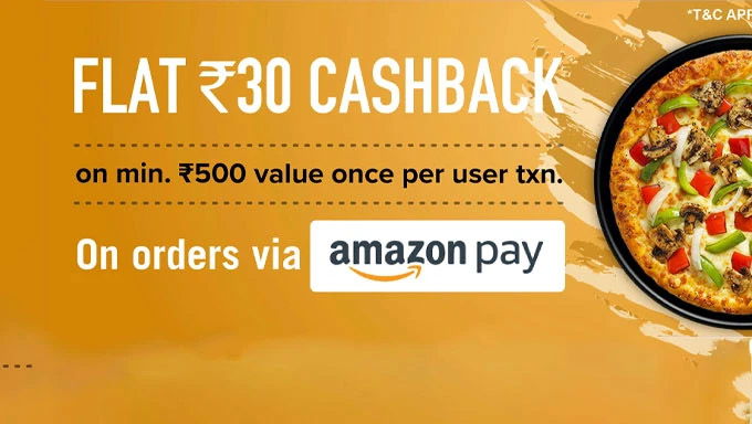 Flat Rs.30 Cashback On Min Order Of Rs.500