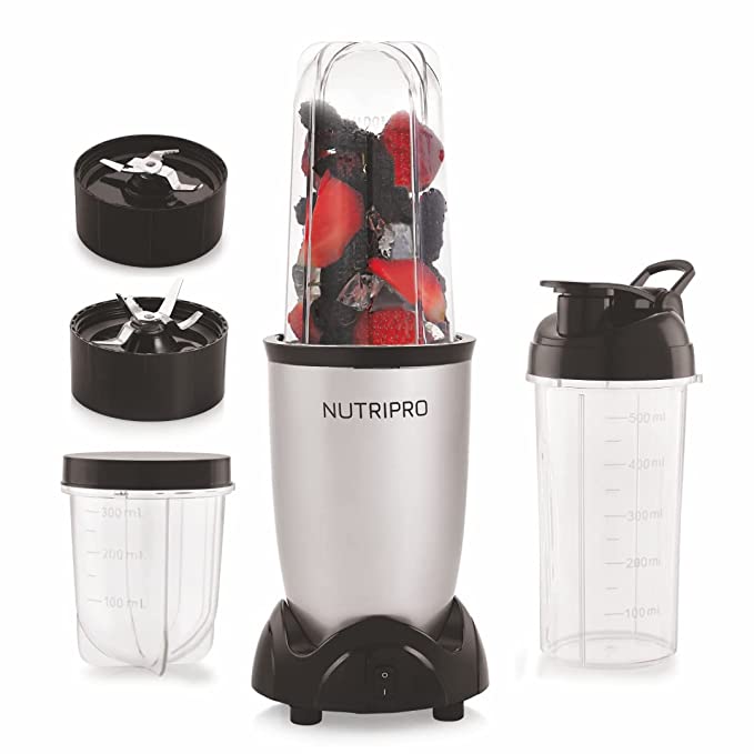 NutriPro Bullet Juicer Mixer Grinder (3 Jars 2 Blades)