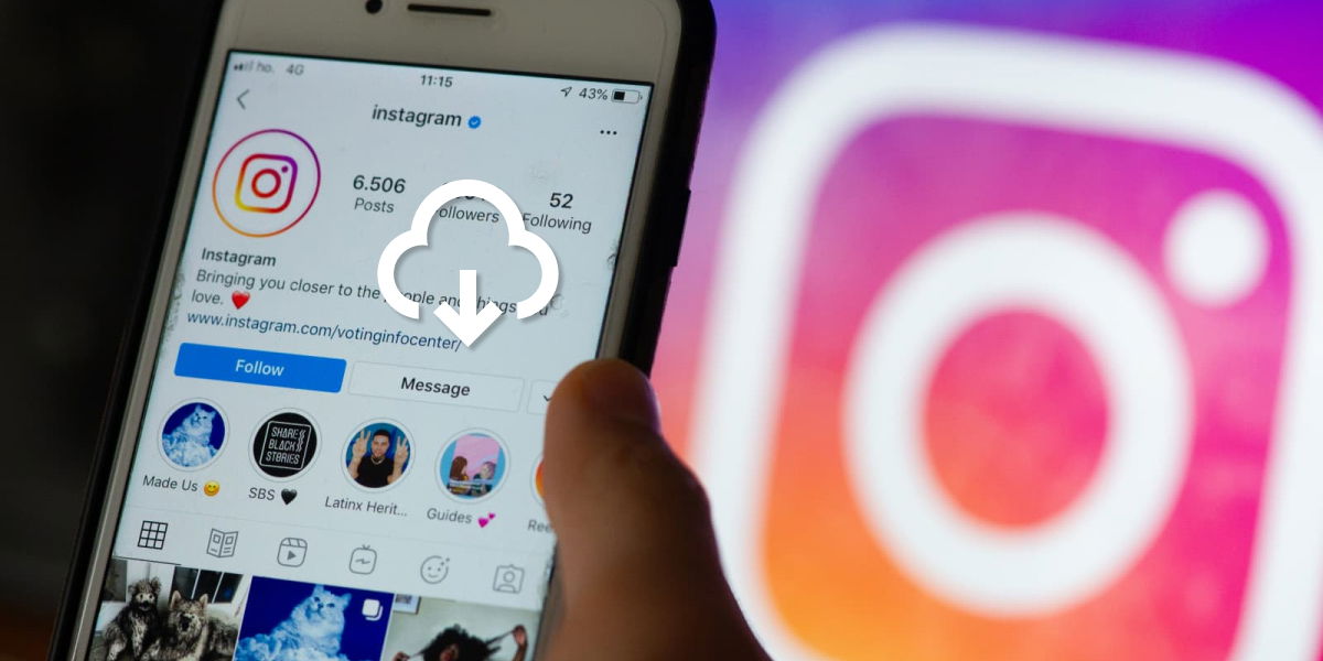 download post in instagram