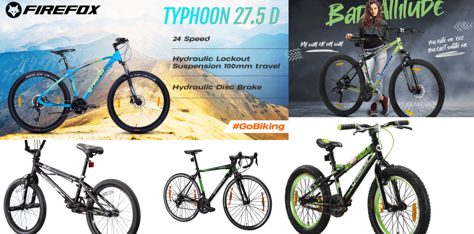 Firefox - Top 10 cycle Brands in India