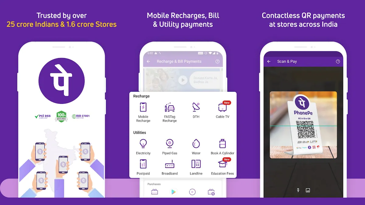 PhonePe | Best Recharge Cashback Apps List