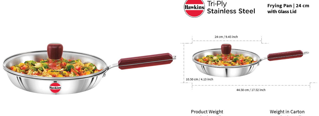 Hawkins Steel Fry Pan