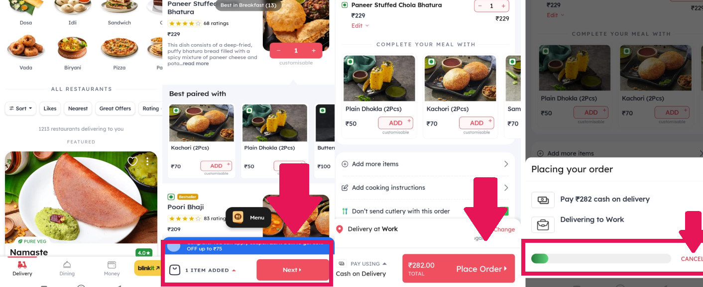 Detailed Steps on how to Cancel Order on Zomato