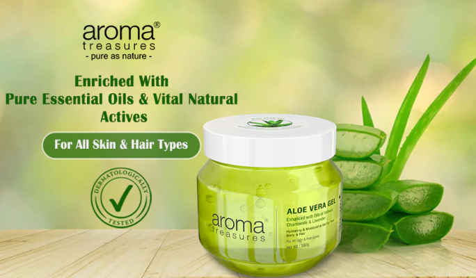 Aroma Treasures Aloe Vera Gel | Best Alovera Gel Brands in India 