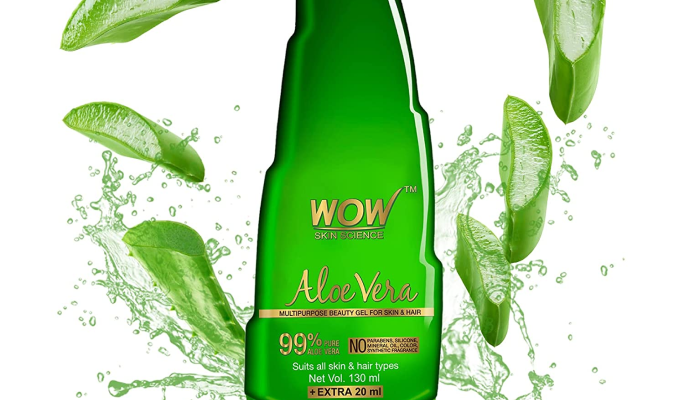 Wow Aloe Vera Beauty Gel | Best Alovera Gel Brands in India 