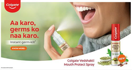 Colgate Vedshakti Mouth Protect Spray - Best to use Mouth Freshener Brand