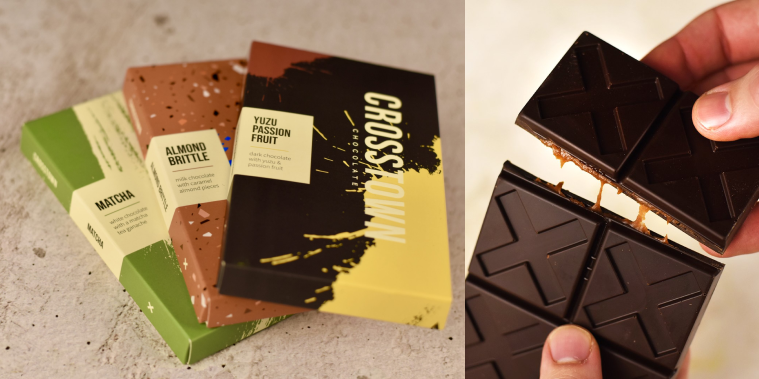 Crosstown yuzu and passion fruit chocolate