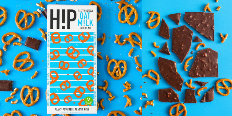 HiP salty pretzel oat milk chocolate