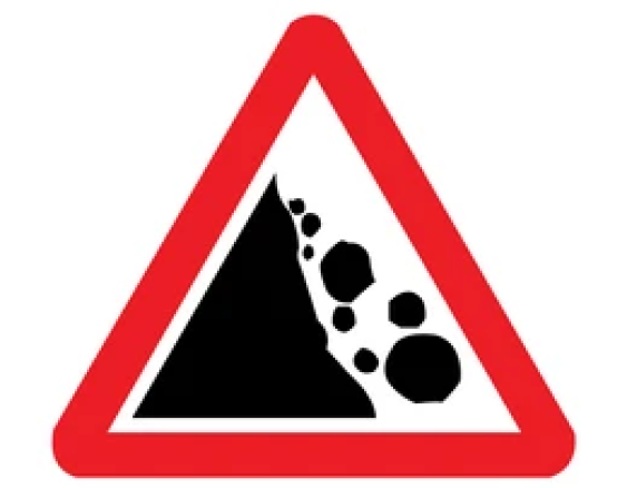 Falling Rocks Sign and its Meaning