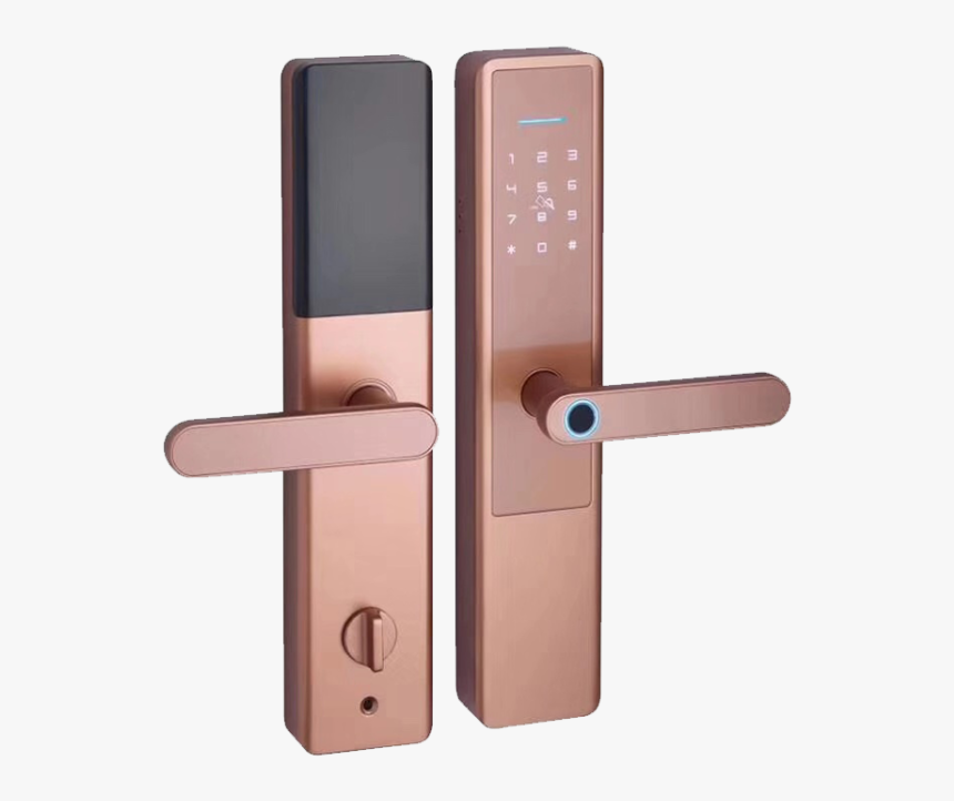 Center Smart Lock Handle with Fingerprint