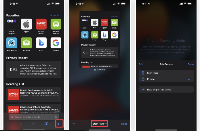 search the web without a browser iphone hack