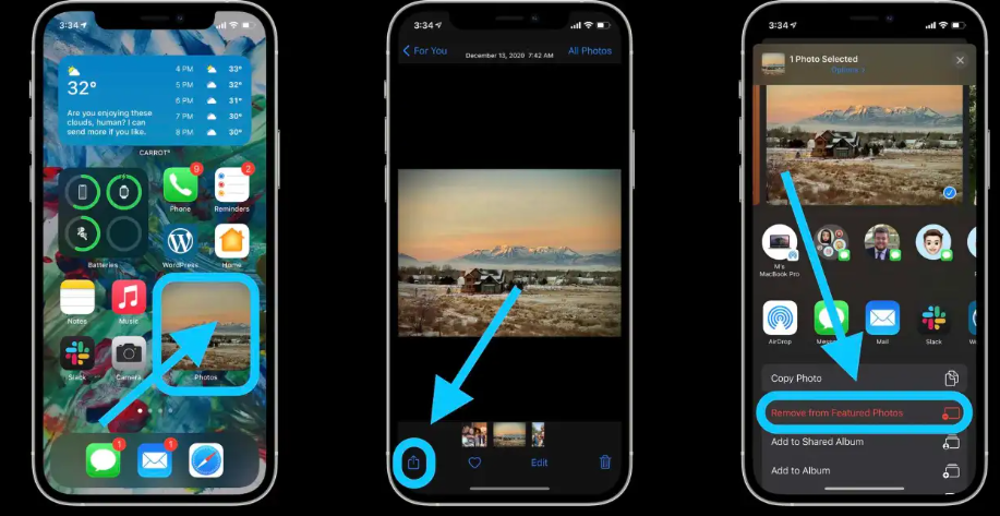 Hide Specific Image from Photo Widget