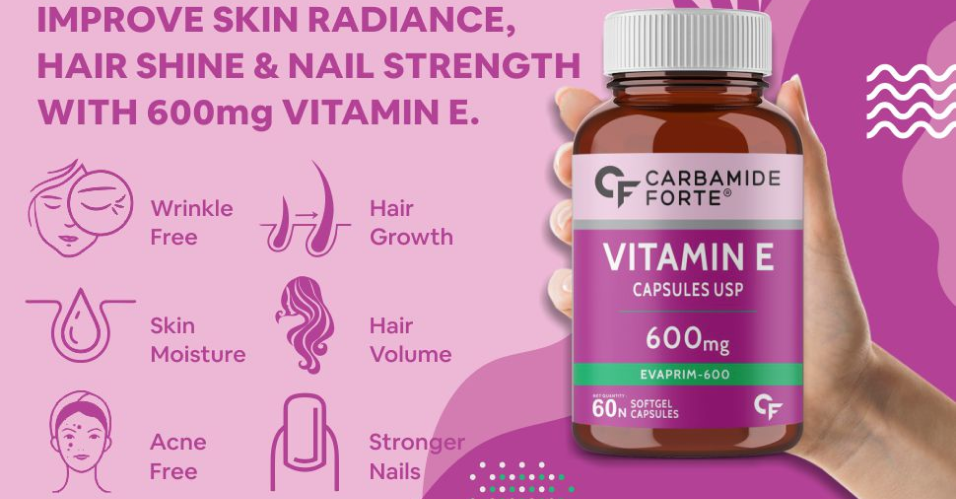 Carbamide Forte Vitamin E 600mg Capsules