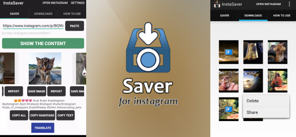 Saver Reposter For Instagram | Free app to download Instagram videos