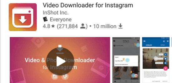 Video downloader for IG