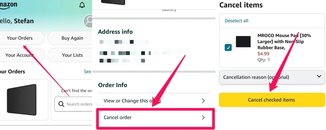 How to Cancel Order on Amazon