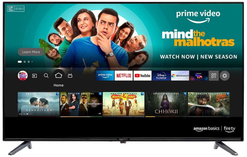 AmazonBasics HD Smart LED Fire TV