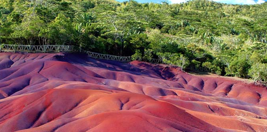 Chamarel Coloured Earth - Mauritius