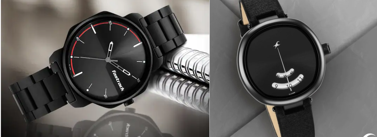 Men's and women's Fastrack Tees watches