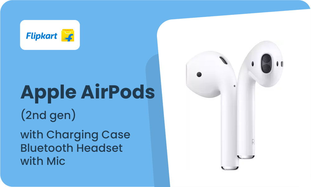 Buy Apple AirPods with Charging Case Bluetooth Headset with Mic