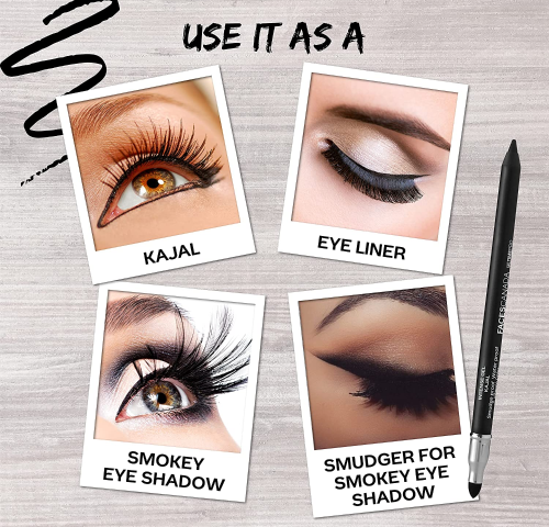 Faces Ultimate Pro Intense Gel Kajal | Kajal Brands in India