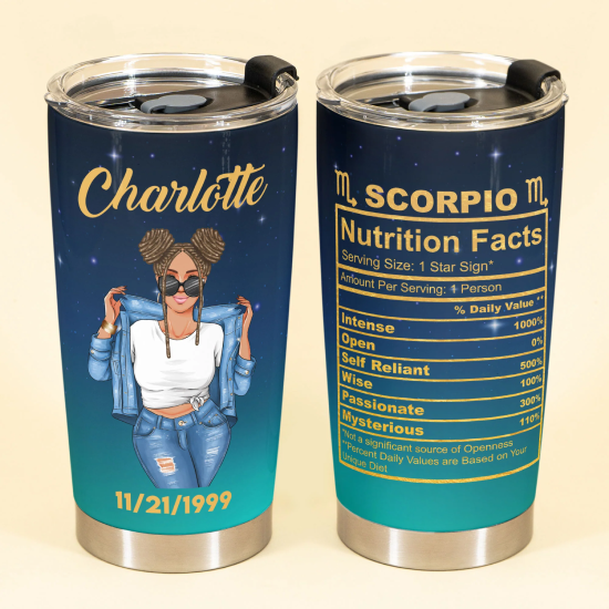 Customized Zodiac Sign Tumbler