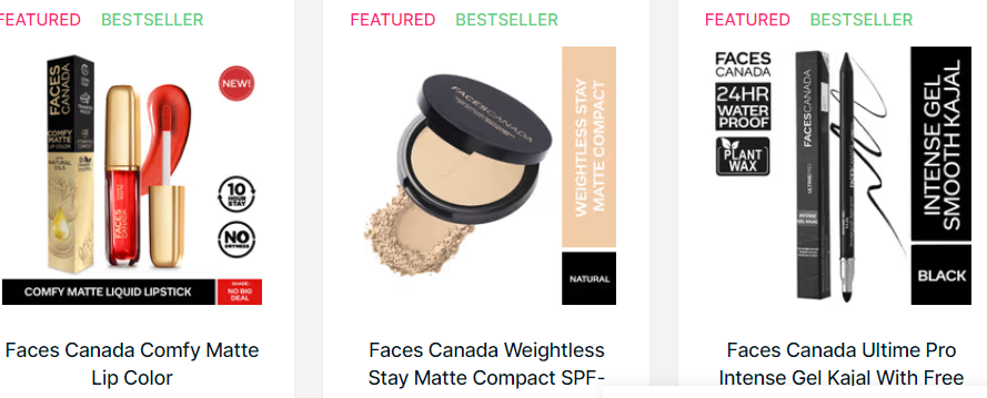 branded makeup products & cosmetic items