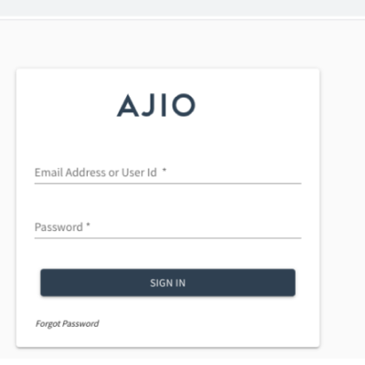 ajio-login