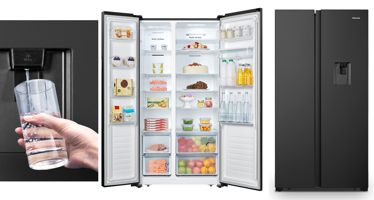 Hisense 564 L Inverter Frost-Free Side-by-Side Door Refrigerator