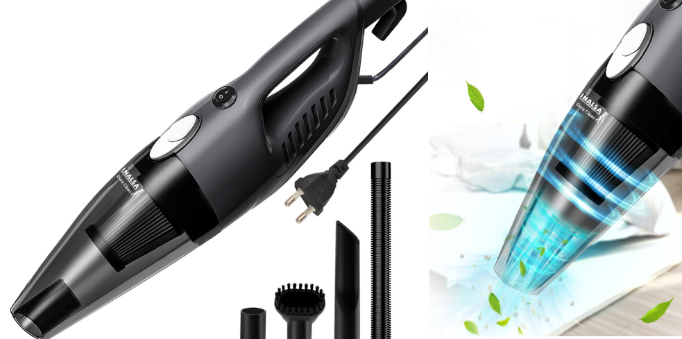 INALSA Vacuum Cleaner Handheld 800W High Powerful Motor- Dura Clean