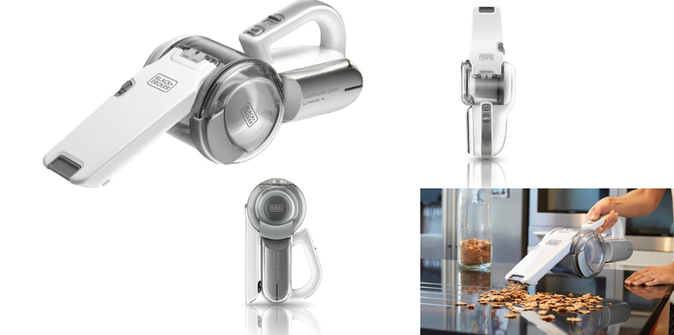 Black + Decker Cordless Pivot Handheld Vacuum Cleaner for Home