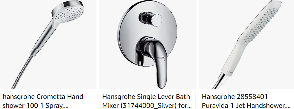 bathroom fittings names