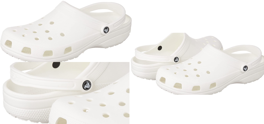White Crocs for both Men & Women