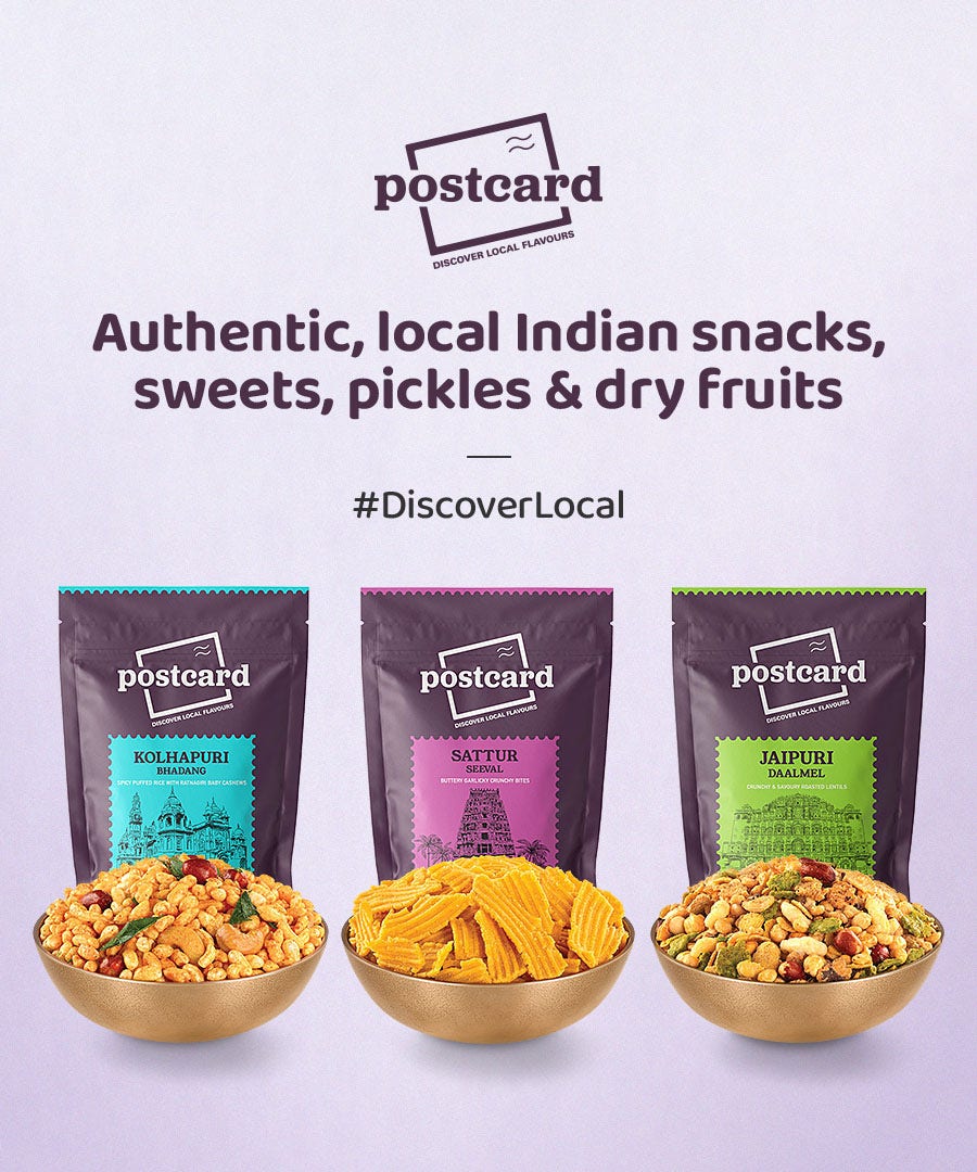 Postcard Namkeen brand