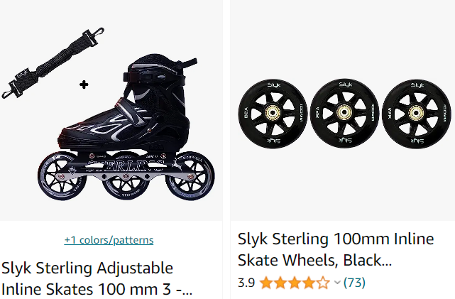 Slyk Sterling Roller Skate brands