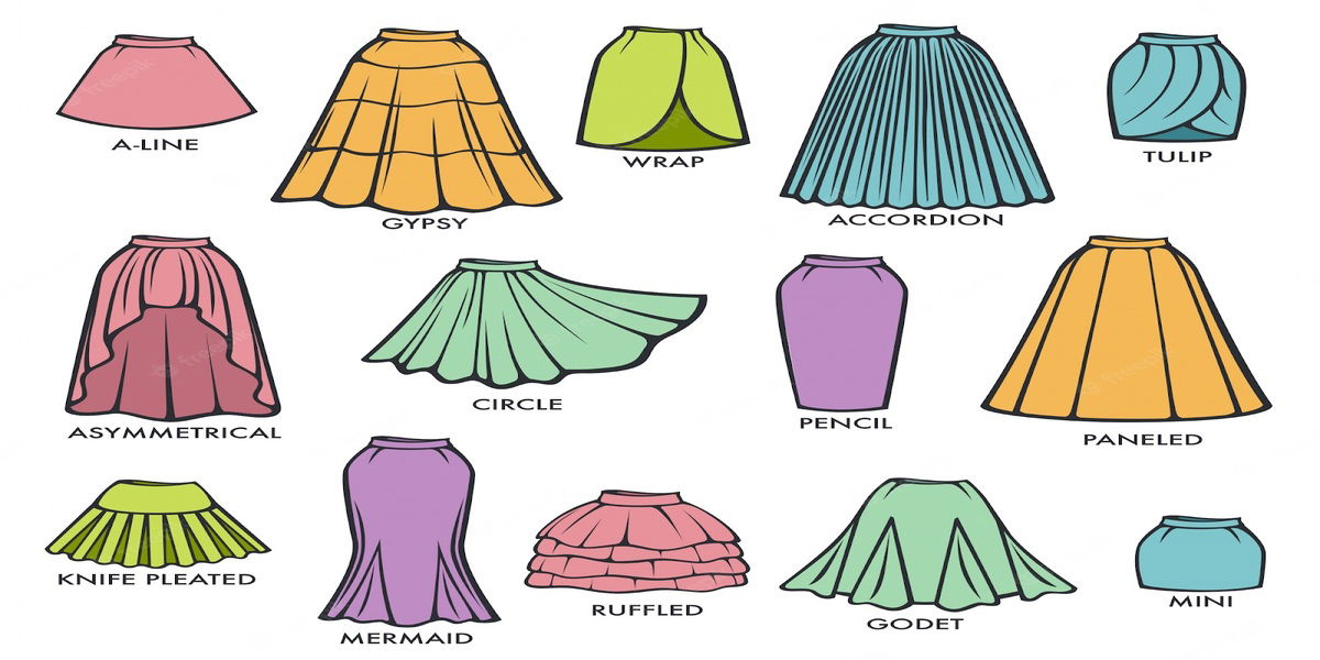 Different Type Of Skirts